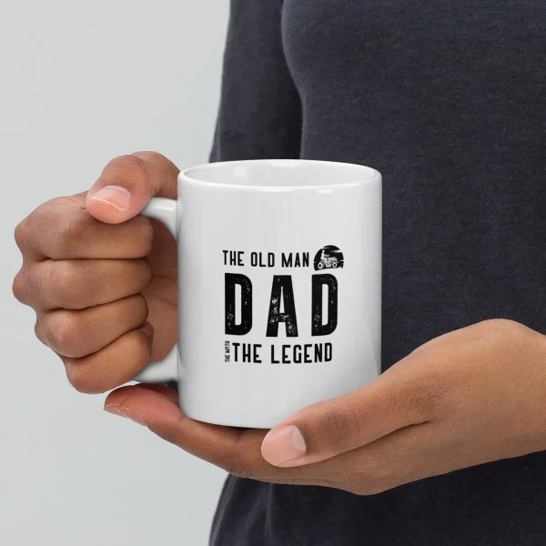 Dad - The Old Man, The Myth, The Legend Mug - Image 3