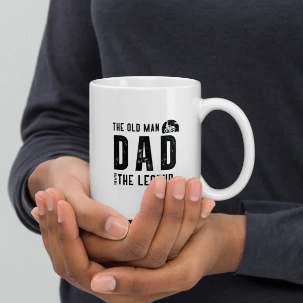 Dad - The Old Man, The Myth, The Legend Mug - Image 2