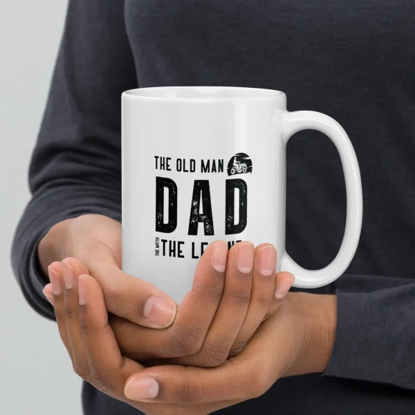 Dad - The Old Man, The Myth, The Legend Mug - Image 4