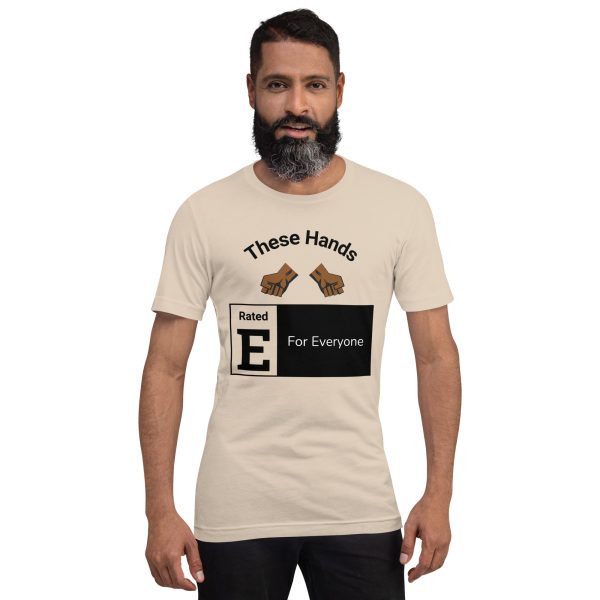 These hands are rated E for everyone T-shirt - Image 7