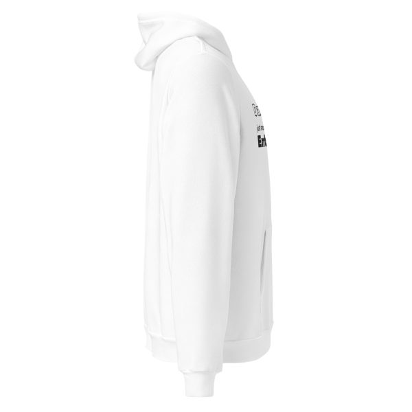 Damaged Just Enough Hoodie (White) - Image 3