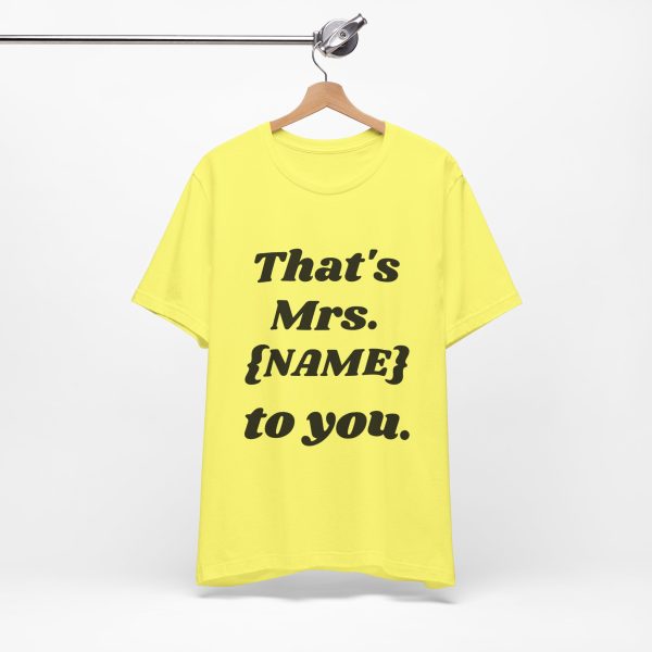 That's Mrs...Personalized T-Shirt - Image 20