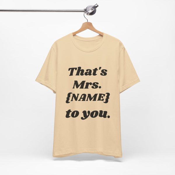 That's Mrs...Personalized T-Shirt - Image 11