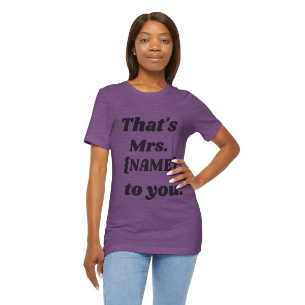 That's Mrs...Personalized T-Shirt - Image 46