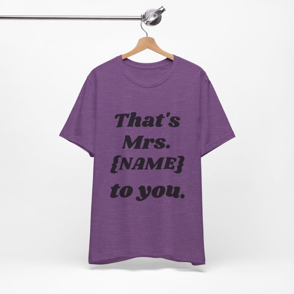 That's Mrs...Personalized T-Shirt - Image 44