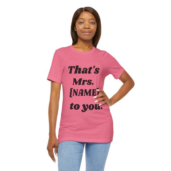 That's Mrs...Personalized T-Shirt - Image 49