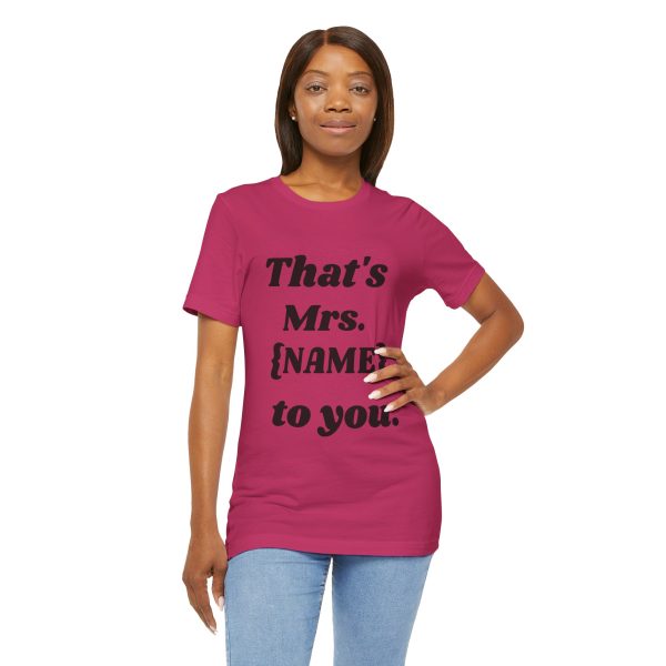 That's Mrs...Personalized T-Shirt - Image 52