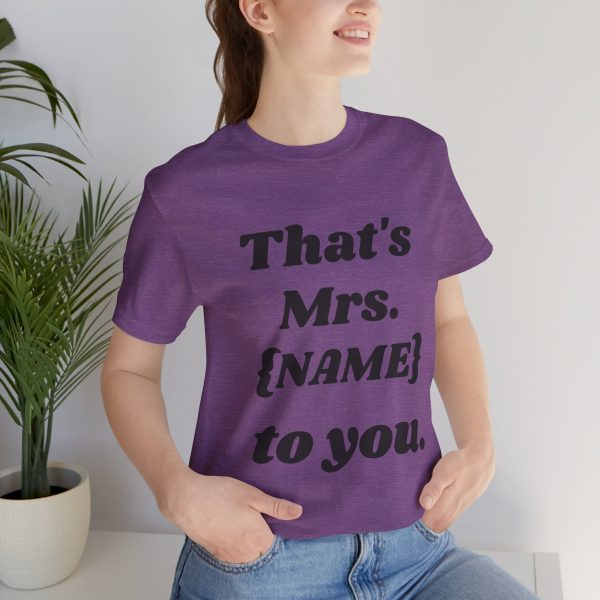 That's Mrs...Personalized T-Shirt - Image 45