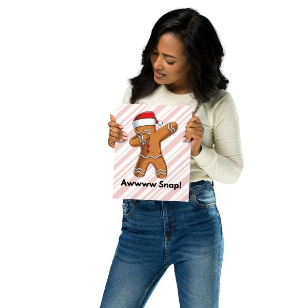 Dabbing Gingerbread Dance Poster - Image 4