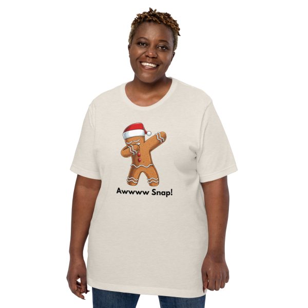 Awwww Snap Gingerbread Man T-Shirt - Image 4