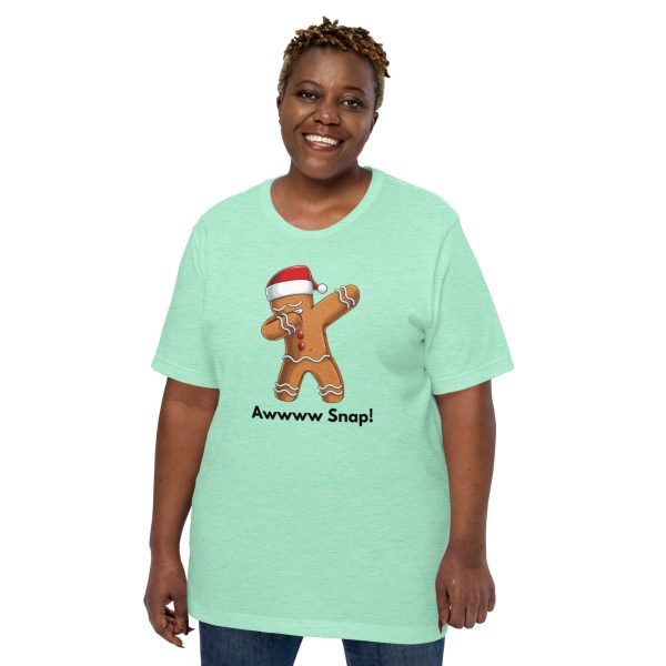 Awwww Snap Gingerbread Man T-Shirt - Image 6