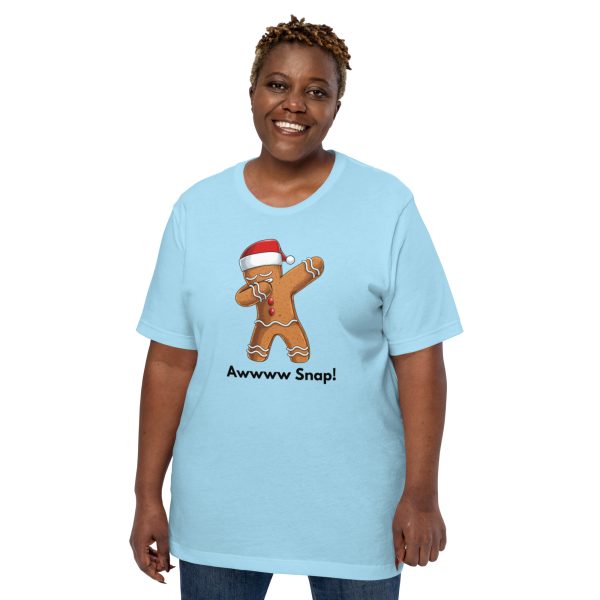 Awwww Snap Gingerbread Man T-Shirt - Image 3