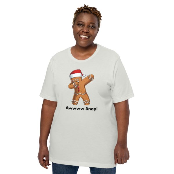 Awwww Snap Gingerbread Man T-Shirt - Image 7